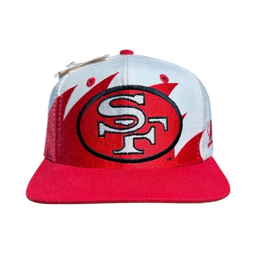 San Francisco 49ers SharkTooth LogoAthletic Vintage Snapback Hat